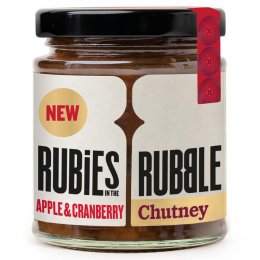 Rubies in the Rubble Apple & Cranberry Chutney - 210g