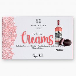 Whitakers Dark Chocolate Pink Gin Creams - 150g