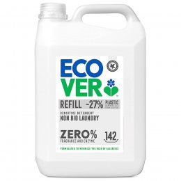 Ecover ZERO Non-Bio Sensitive Laundry Liquid Refill - 5L - 142 Washes