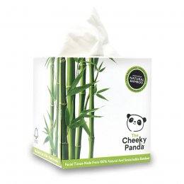 The Cheeky Panda Luxury Bamboo Facial Tissues - Cube Box of 56