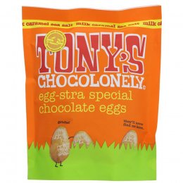 Tonys Chocolonely Caramel Sea Salt Easter Eggs - 178g
