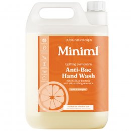 Miniml Anti-Bac Hand Wash Refill - Uplifting Clementine - 5L
