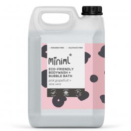 Miniml Body Wash & Bubblebath - Pink Grapefruit & Aloe Vera - 5L