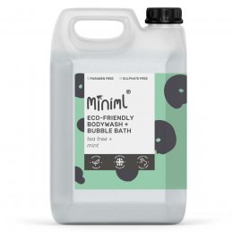 Miniml Body Wash & Bubblebath - Tea Tree & Mint - 5L