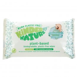 Kinder by Nature Plant-Based Compostable Wipes - Pack of 56