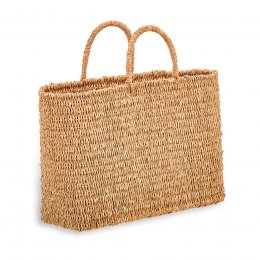 Putlar Seagrass Basket Bag - Small