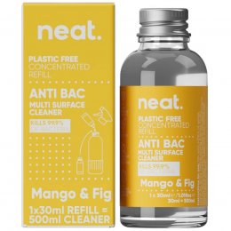 neat. Anti-Bac Multi Surface Concentrated Refill - Mango & Fig - 30ml
