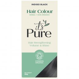 Its Pure Organic Herbal Hair Colour - Indigo Black - 100g