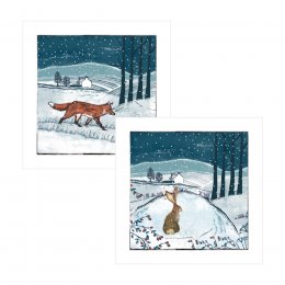 Amnesty International Cards - The Fox & The Hare - Twin Pack of 10