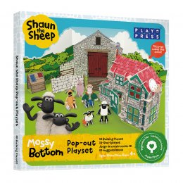 Play Press Toys Shaun the Sheep Mossy Bottom Pop-Out Playset