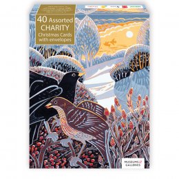 Mixed Charity Christmas Card Assortment - Box of 40