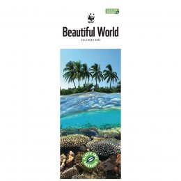 WWF Beautiful World 2023 Slim Wall Calendar