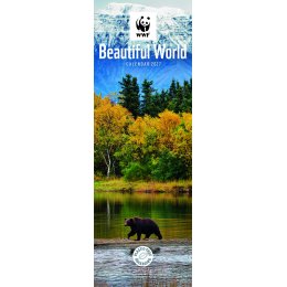 WWF Beautiful World 2027 Slim Wall Calendar