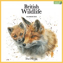 Bree Merryn British Wildlife 2023 Wall Calendar