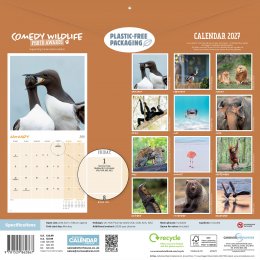 Comedy Wildlife Photography Awards 2027 Wall Calendar