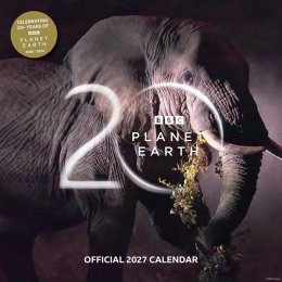 BBC Planet Earth III 2027 Wall Calendar