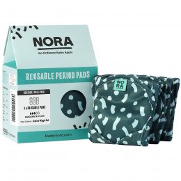 NORA Reusable Celeste Pads - Moderate - Pack of 3