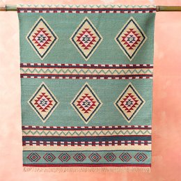 Alanya Hand Woven Wool & Cotton Kilim Rug - 120x180cm