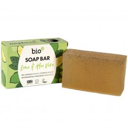 Bio D Soap Bar - Lime & Aloe Vera - 90g
