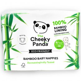 The Cheeky Panda Eco Friendly Bamboo Nappies - Size 4 - Pack of 38