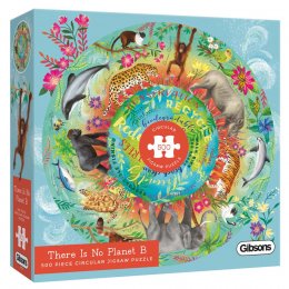 There is no Planet B Circular Jigsaw Puzzle - 500 Piece