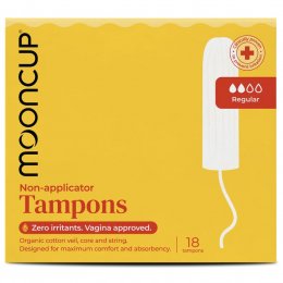 Mooncup Naked Tampons - Regular - Pack of 18