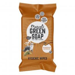 Marcels Green Soap Biodegradable Cleaning Wipes - Sandalwood & Cardamom - 60 Wipes