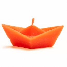 Amnesty Lifeboat Recycled Candle - Orange