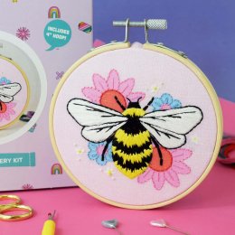 Mini Embroidery Kit - Bee