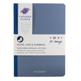 VENT for Change Recycled Sucseed A5 Notebook - Lavender - 160 pages