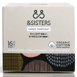 &SISTERS Naked Tampons - Mixed - Pack of 16