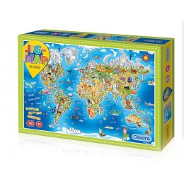 Jig-Map Our World Childrens Puzzle