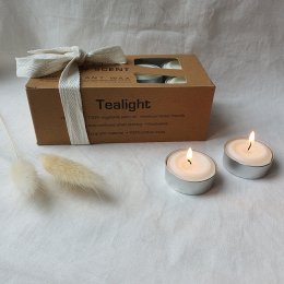 Organic Unscented Tealights - Box of 24