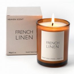 Natural Heritage Scented Candle - French Linen - 170g