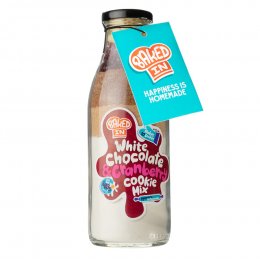 BakedIn Cranberry & White Chocolate Cookie Mix Bottle - 500ml