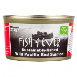 Fish 4 Ever Wild Pacific Red Salmon - 213g