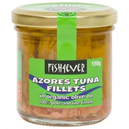 Fish 4 Ever Azores Tuna Fillets in Olive Oil - 150g
