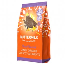 Buttermilk Zingy Orange Choccy Segments - 100g
