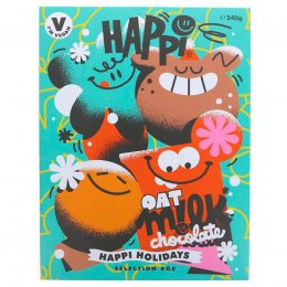 Happi Oat Milk Chocolate Christmas Selection Box - 240g