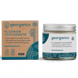 Georganics Fluoride Toothpaste - Peppermint - 60ml