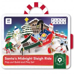 Play Press Toys Santas Midnight Sleigh Ride Playset