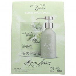 Milly & Sissy Handwash & Refill Set - Alpine Flowers