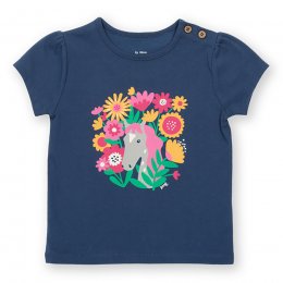 Kite Peek-A-Pony T-Shirt - Navy Blue