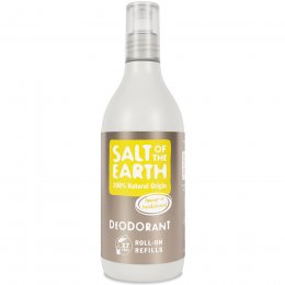 Salt of the Earth Natural Deodorant Roll-on Refill - Amber & Sandalwood - 525ml