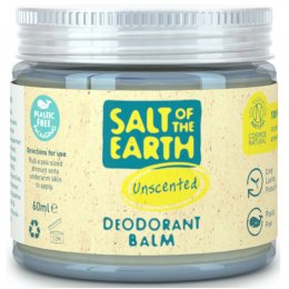Salt of the Earth Natural Deodorant Balm - Unscented - 60g
