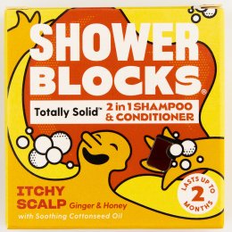Shower Blocks Solid 2-in-1 Shampoo & Conditioner - Itchy Scalp - 60g