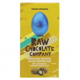 The Raw Chocolate Company Hazelnut Filled Easter Egg - 75g