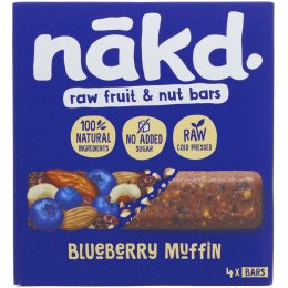 Nakd Blueberry Muffin Bar - Pack of 4