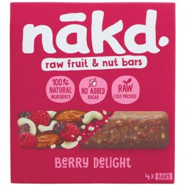 Nakd Berry Delight Bar - Pack of 4
