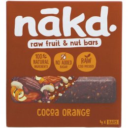 Nakd Cocoa Orange Bar - Pack of 4